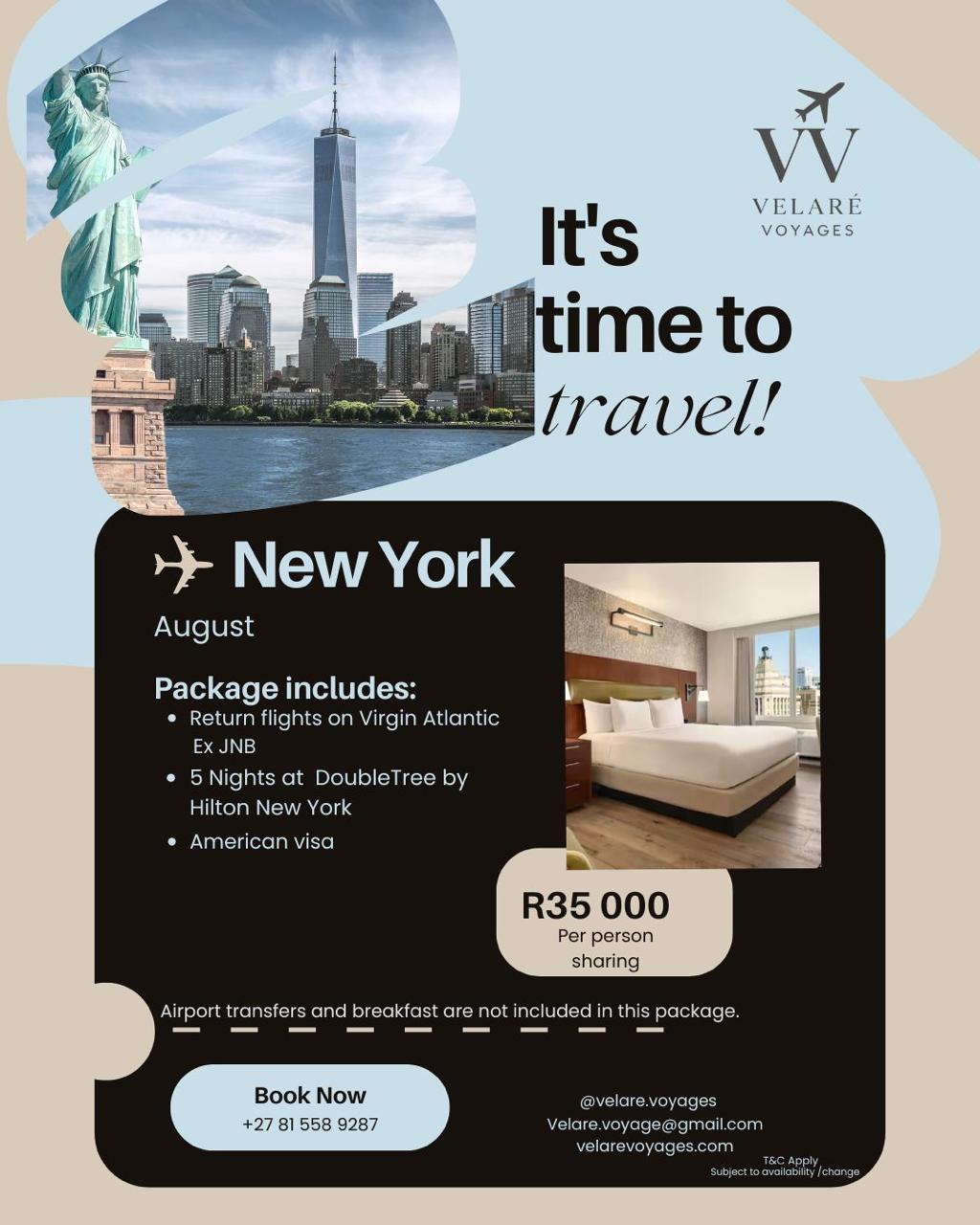 New York DoubleTree Package