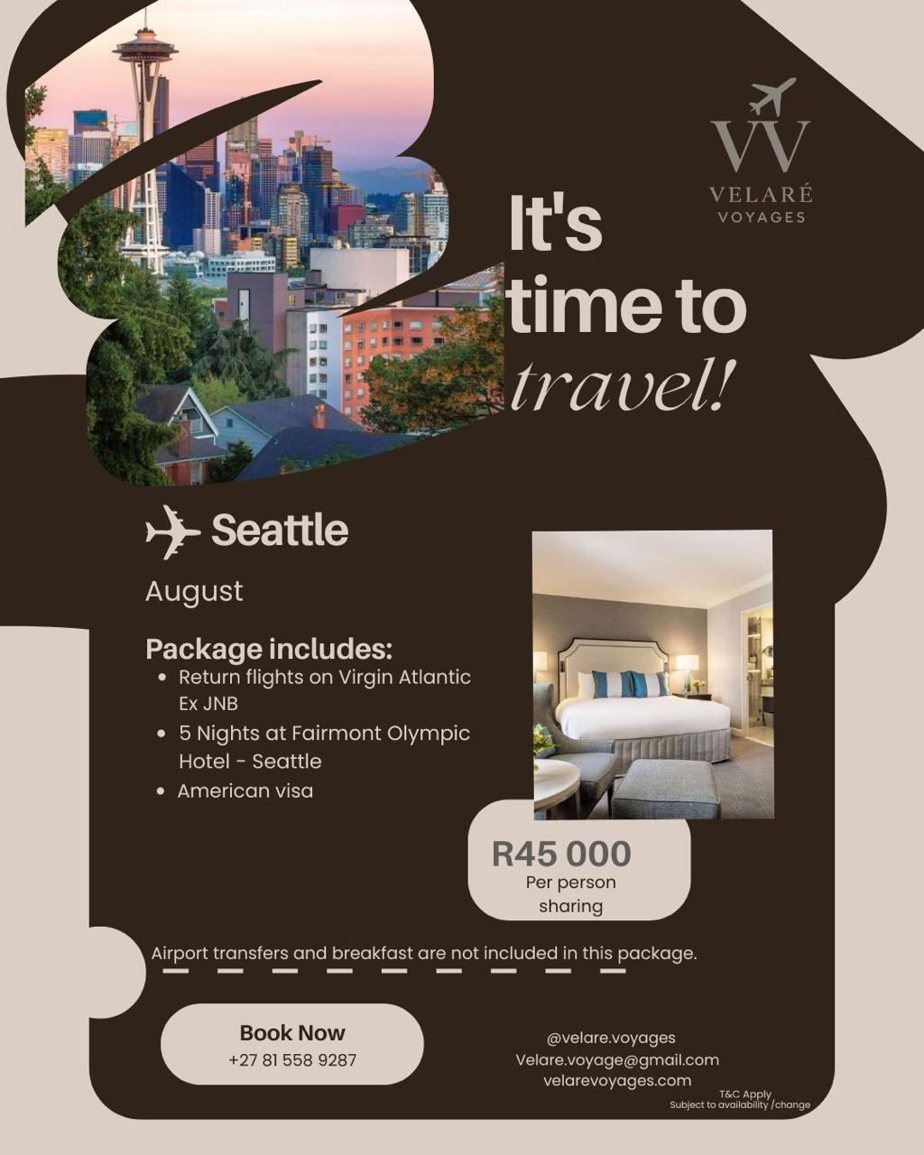 Seattle Fairmont Package